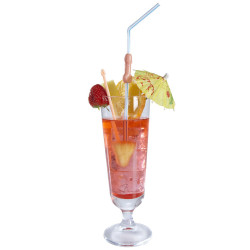 Slámky s penisom, 6 ks